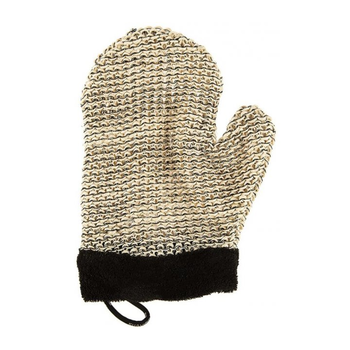 Мочалка-рукавичка для душу Suavipiel Black - Pampik