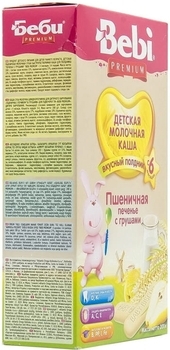 Молочна каша для полудня Bebi пшенична Печиво з грушами, 200 г - Pampik - 5