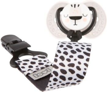 Держатель для пустышки Lovi Salt&Pepper, белый с черным (51/024) - Pampik - 6