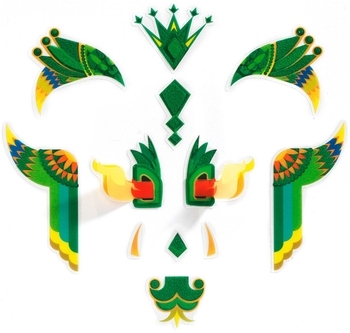 Набор наклеек Djeco Дракон (DJ09217) - Pampik - 2