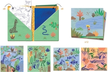 Художественные патчи Djeco Саванна с вельветом (DJ09471) - Pampik - 4