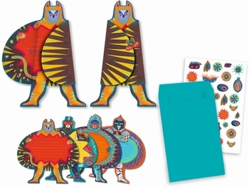 Набір паперових запрошень Djeco Супергерої (DJ04785) - Pampik - 2