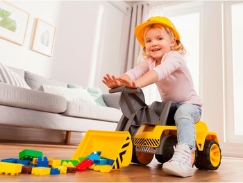 Толокар Big Навантажувач Максі, жовтий (55813) - Pampik - 7