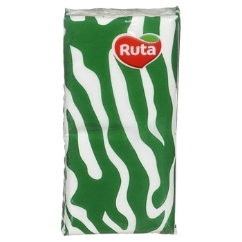 Носові хусточки Ruta, без аромату, 1 пачка на 10 хустинок - Pampik - 2