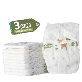 Підгузки на липучках Chicco Airy 3 (4-9 кг), 42 шт. - Pampik - 2
