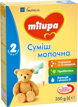 Суха молочна суміш Milupa 2, 350 г - Pampik - 2