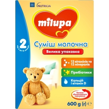 Сухая молочная смесь Milupa 2, 600 г - Pampik
