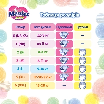 Подгузники-трусики Merries Sakura L (9-14 кг), 56 шт. - Pampik - 11