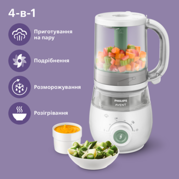 Пароварка-блендер 4 в 1 Philips Avent (SCF885/01) - Pampik - 3