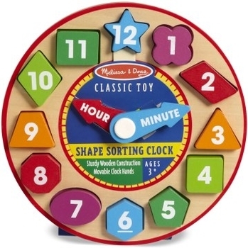 Часы-сортировщик деревянные Melissa&Doug - Pampik