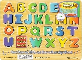 Звуковой пазл "Алфавит" Melissa&Doug - Pampik