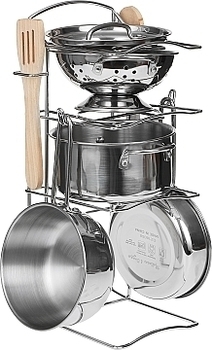 Игровой набор посуды из нержавеющей стали Melissa&Doug - Pampik