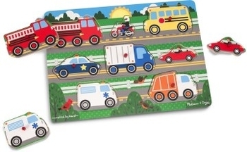 Пазл "Угадай машинку" Melissa&Doug - Pampik - 2