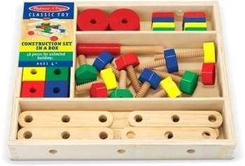 Деревянный строительный конструктор в коробке Melissa&Doug - Pampik