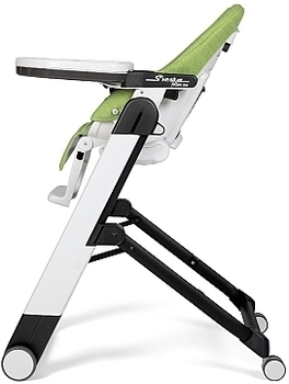 Стульчик для кормления, пятноустойчивый "Siesta Follow Me Wonder Green", зеленый Peg-Perego - Pampik - 3