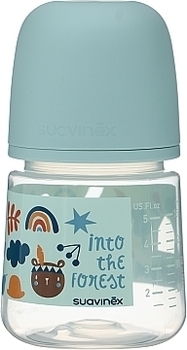 Чашка с силиконовым носиком "Лесные истории", 150 мл, мятная Suavinex - Pampik