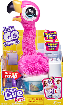Интерактивная игрушка "Фламинго-обжора" Little Live Pets - Pampik - 5