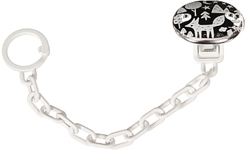 Клипса для пустышек "Fox -истории лисы", серая Suavinex - Pampik