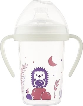 Поильник с ручками и силиконовым носиком, красный Nip - Pampik