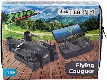 Квадрокоптер "Flying Couguar" с дополнительным аккумулятором, черный ZIPP Toys - Pampik - 2