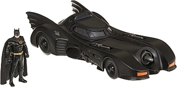 Машина металева Jada Бетмен 1989, Бетмобіль з фігуркою Бетмена, 1:24 (253215002) - Pampik - 2