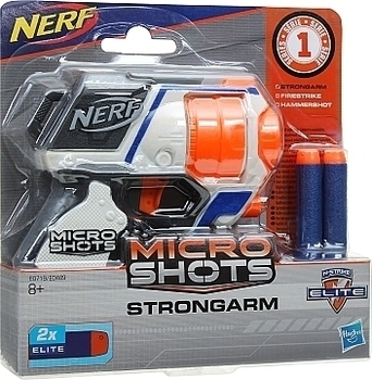 Бластер Micro Shots N-Strike Elite, Strongarm Nerf - Pampik