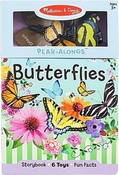 Мягкая книга с игровыми фигурками бабочек Melissa&Doug - Pampik