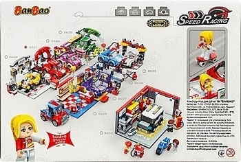 Конструктор "Скоростные гонки. Лаборатория испытаний", 231 элемент Banbao - Pampik - 2