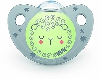 Пустышка "Trendline Day And Night", 6-18мес, барашка NUK - Pampik - 2