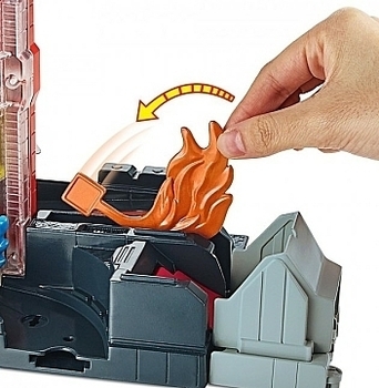 Игровой набор "Крутые пожарные" серии "Чудовища в городе" Hot Wheels - Pampik - 4