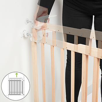 Деревянное ограждение Deco Pop, натуральное Badabulle - Pampik - 3