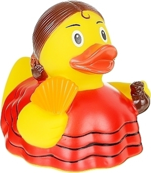 Игрушка для ванной "Танцовщица фламенко утка" Funny Ducks - Pampik