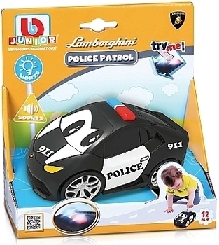 Ігрова автомодель Bburago Junior Police Lamborghini Huracan (16-81206) - Pampik