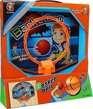 Игрушка "Мяч баскетбольный" с корзиной Shantou - Pampik