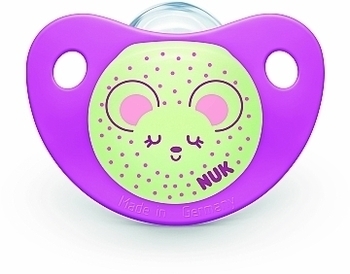Пустышка "Trendline Day And Night", 0-6мес, мышка NUK - Pampik - 2