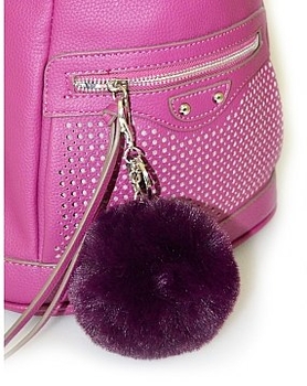 Брелок с пушком "Maroon Fluffy" Yes - Pampik - 2