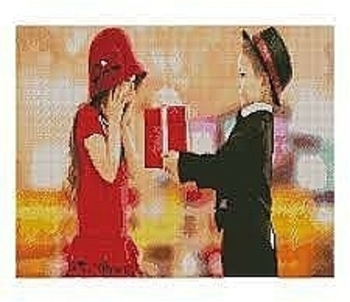 Алмазная мозаика "Сюрприз", 40х50 см Strateg - Pampik