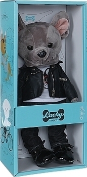 Мягкая игрушка "Lucky Maxx: Крутой байкер" Lucky Doggy - Pampik