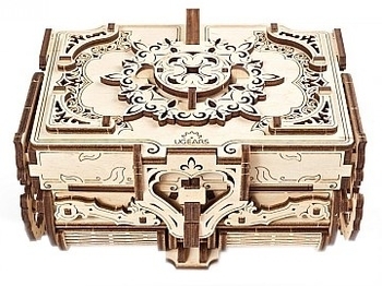 Механический 3D пазл "Антикварная шкатулка" Ugears - Pampik