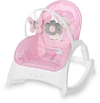 Шезлонг-качалка Enjoy, Pink Hug Bertoni/Lorelli - Pampik