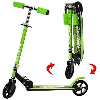 Двухколесный самокат ITrike SR 2-005-GRB, салатовый - Pampik