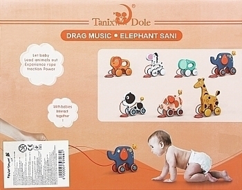 Игрушка-каталка "Слон" Shantou - Pampik - 3