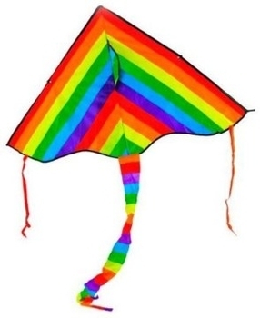 Воздушный змей радужный Shantou - Pampik