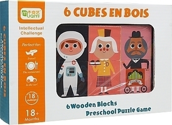 Деревянная игрушка "Кубики" MD 2643 Shantou - Pampik - 2