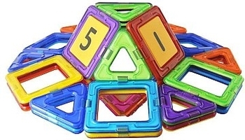 3D магнитный конструктор, 83 детали Магникон - Pampik - 5
