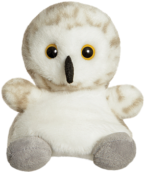 Мягкая игрушка Aurora Palm Pals Снеговая сова, 15 см (200216G) - Pampik