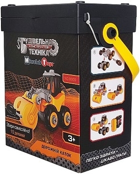 Конструктор Строительная техника "Дорожный каток" Microlab Toys - Pampik - 2