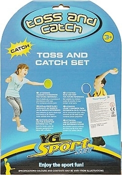 Игрушка "Тарелка" с шаром липучкой, синяя, рука Shantou - Pampik - 2