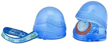 Контейнер для пустышек "Travel box", розовый Chicco - Pampik - 3