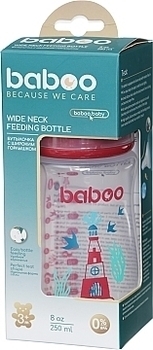 Бутылочка для кормления Baboo Морской маяк, 250 мл (90406) - Pampik - 2